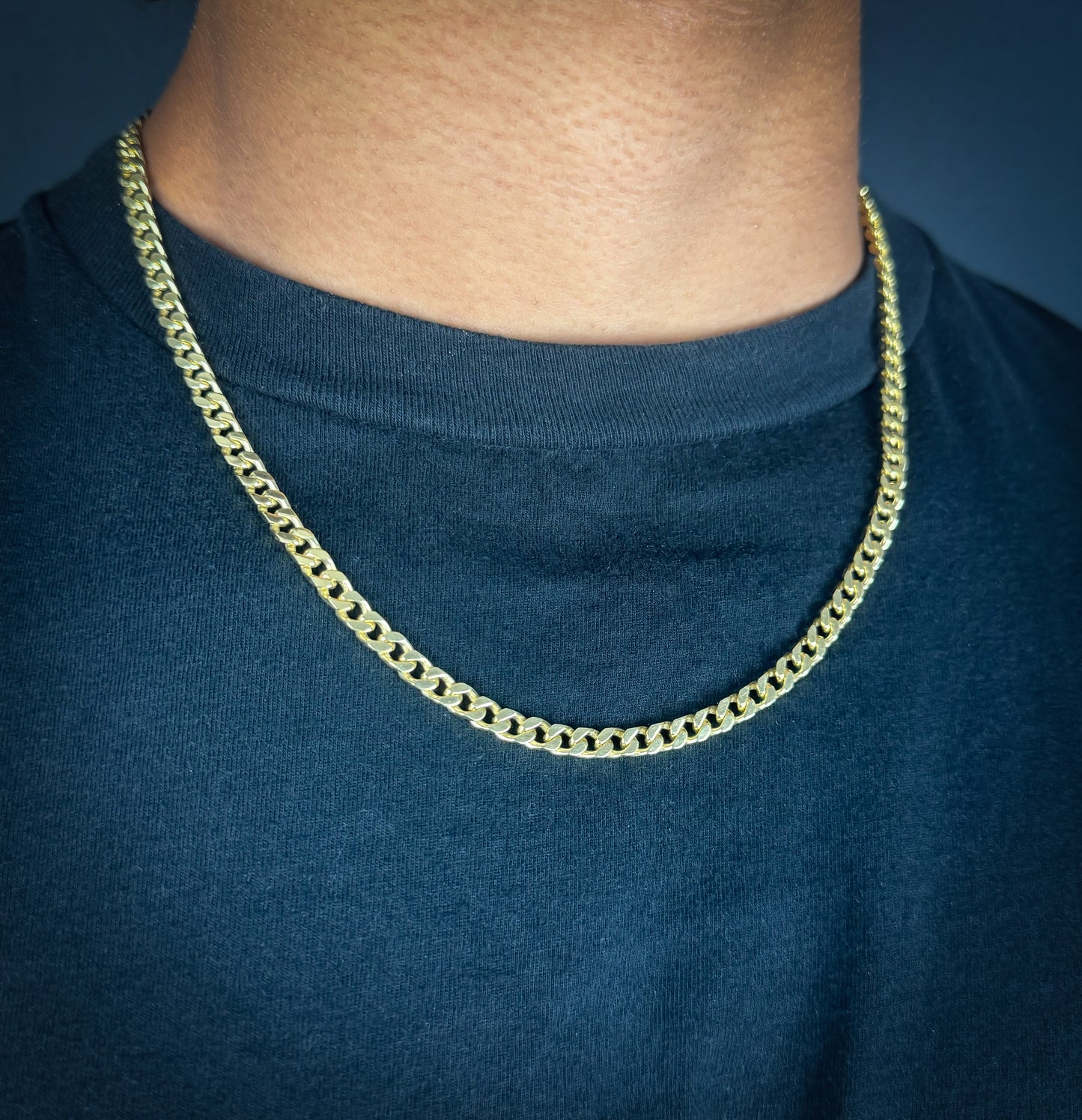 Cuban Link Chain - 4.4mm - 14k Gold