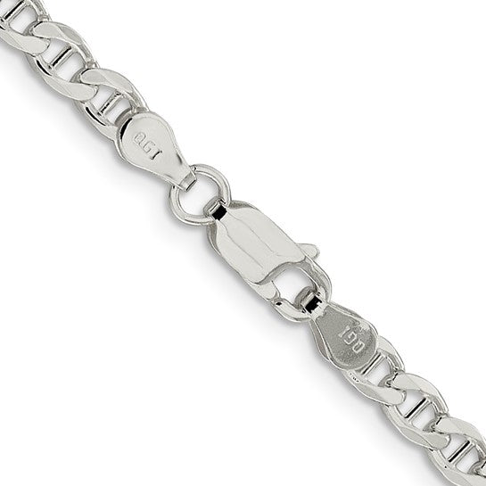 Mariner Link Chain - 4mm - Sterling Silver     𝟐𝟓% 𝐎𝐅𝐅