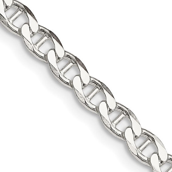 Mariner Link Chain - 4mm - Sterling Silver     𝟐𝟓% 𝐎𝐅𝐅