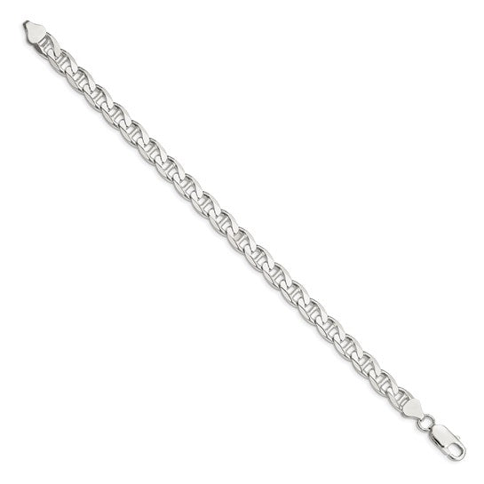 Mariner Link Bracelet - 7.5mm - Sterling Silver