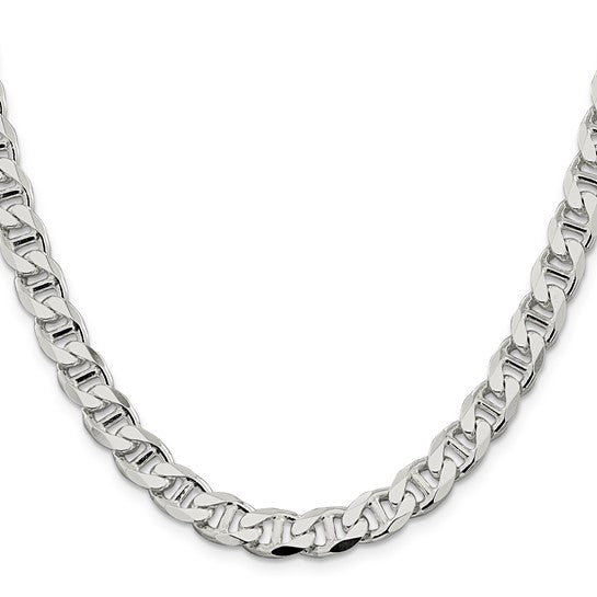 Mariner Link Chain - 8mm - Sterling Silver