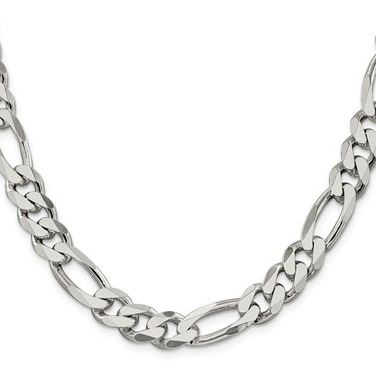 Figaro Link Chain - 11mm - Sterling Silver