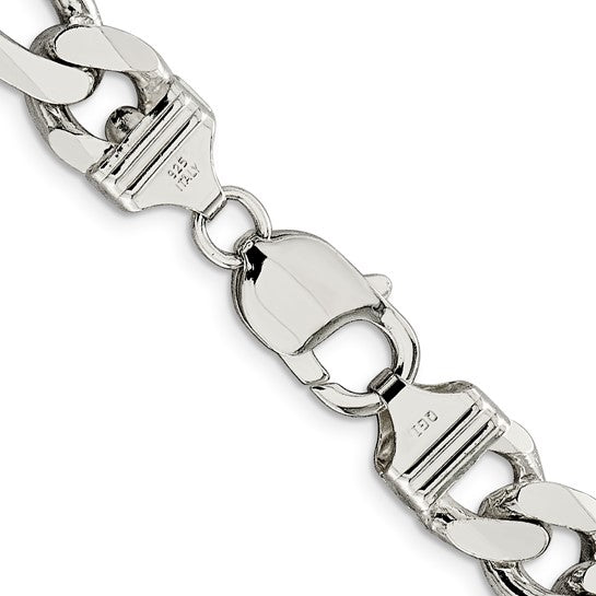 Figaro Link Chain - 11mm - Sterling Silver