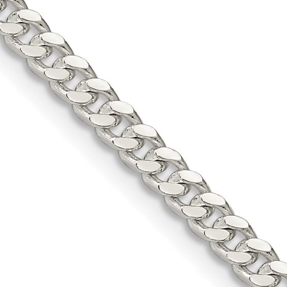 Cuban Link Chain - 3mm - Sterling Silver    𝟐𝟓% 𝐎𝐅𝐅