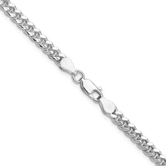 Cuban Link Chain - 4mm - Sterling Silver