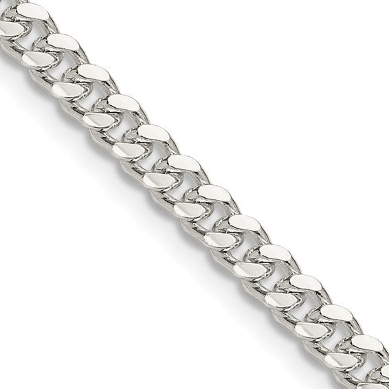 Cuban Link Chain - 4mm - Sterling Silver