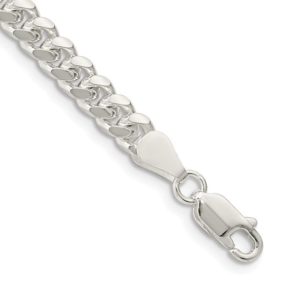 Cuban Link Bracelet - 5mm - Sterling Silver