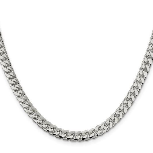 Cuban Link Chain - 6mm - Sterling Silver