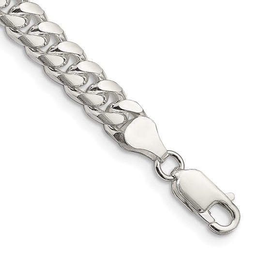 Cuban Link Bracelet - 7mm - Sterling Silver     𝟑𝟎% 𝐎𝐅𝐅